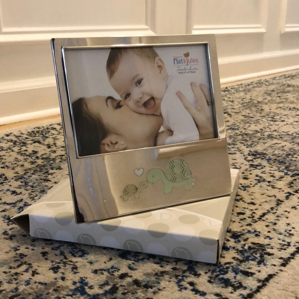 Demdaco Nat & Jules Tender Love Turtle Frame 4 x 6
